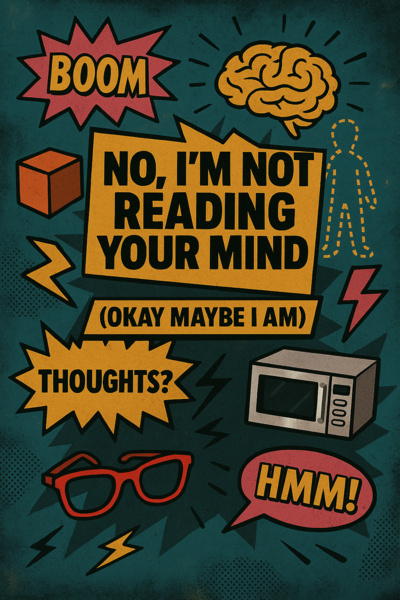 No I'm Not Reading Your Mind, (Okay Maybe I Am)