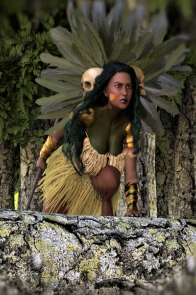 Amazonian and her captive