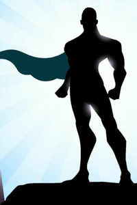 When a superhero enters an isekai anime