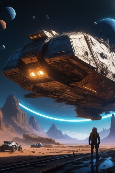 Trader in Space sci fi world - Renovating an Old Rust Bucket of a Spaceship