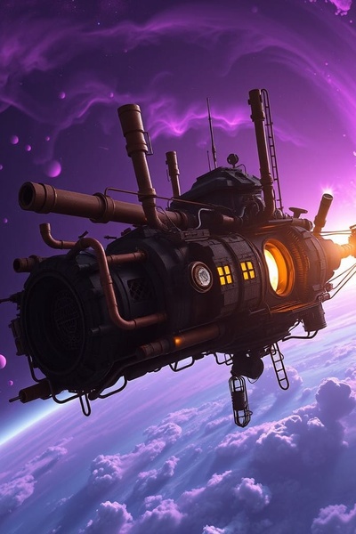 Pirate in Sci fi Space world