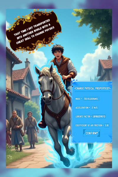 That time I got transported in another world with a cheat skill to change physics [Butsurihen]