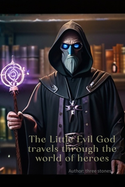 The Little Evil God travels through the world of heroes